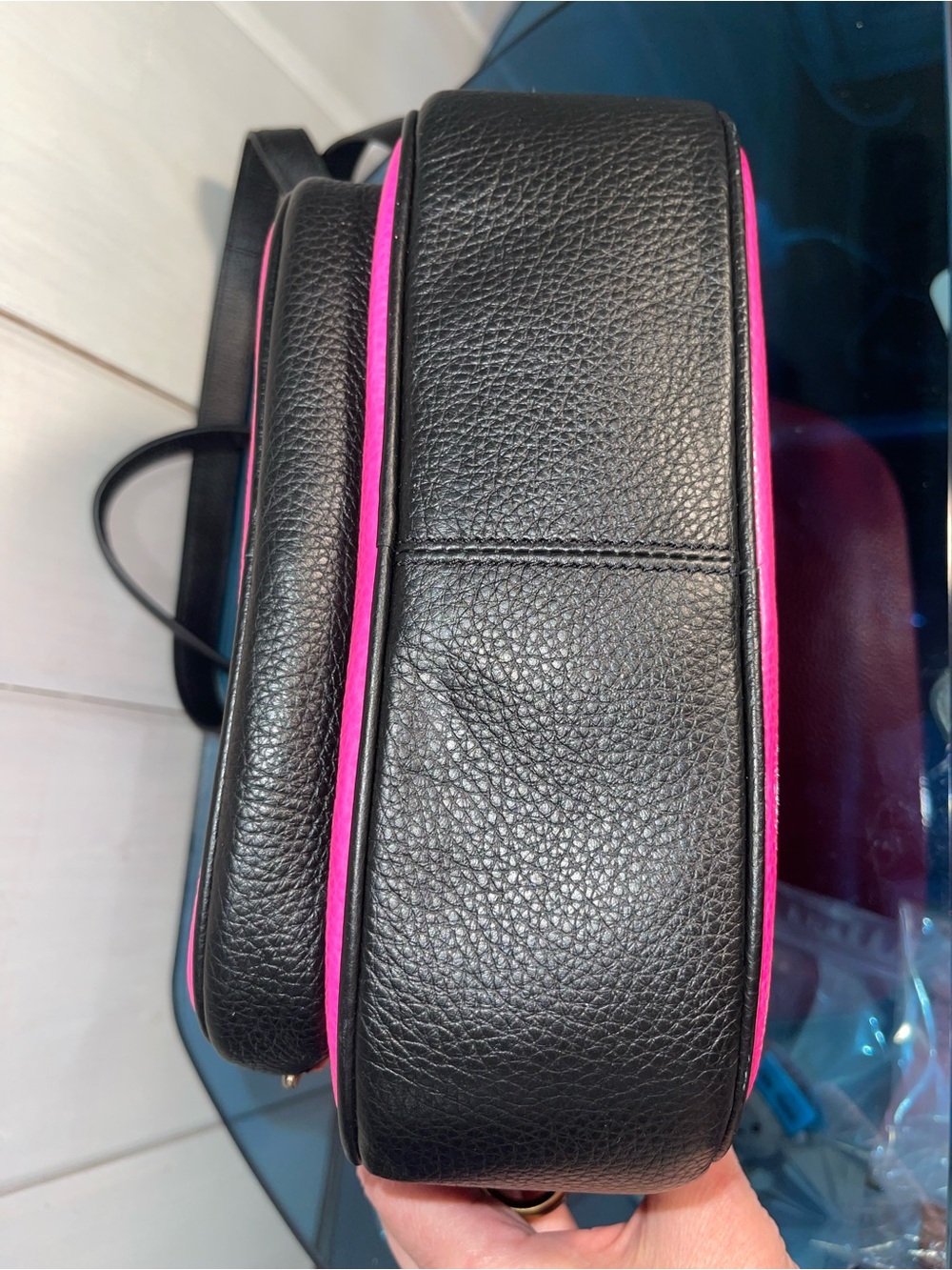 COACH Court Crossbody Bag Fluorescent Pink C6078 NWOT - Picture 11 of 13